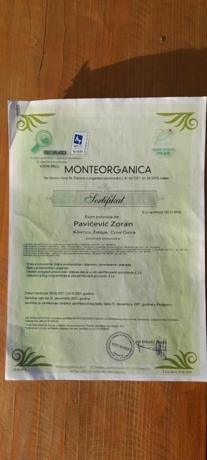 Hotel Organic Family Farm Žabljak Esterno foto